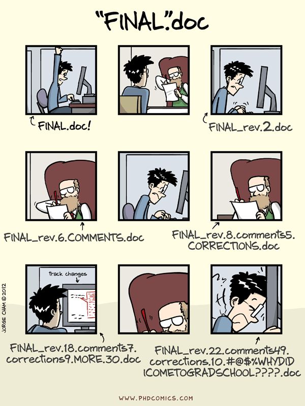 Final.doc, from PhD Comics