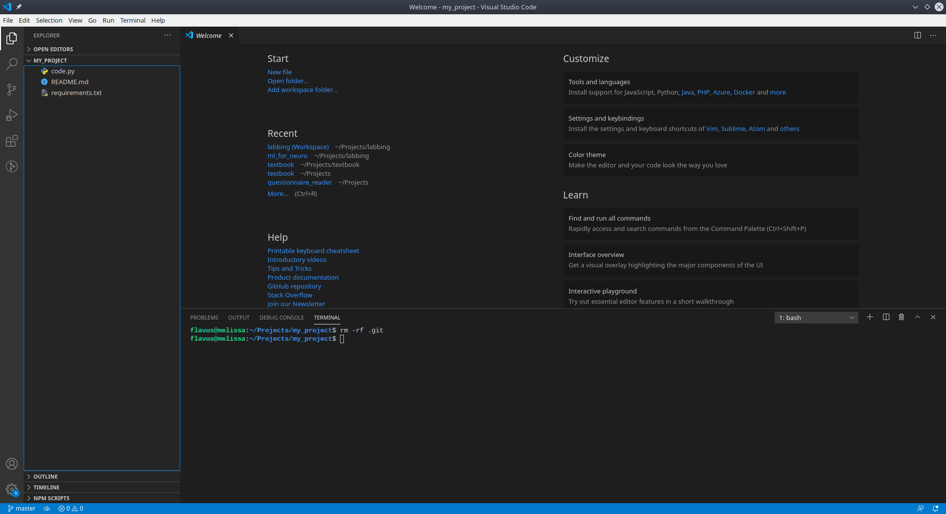 VSC My Project
